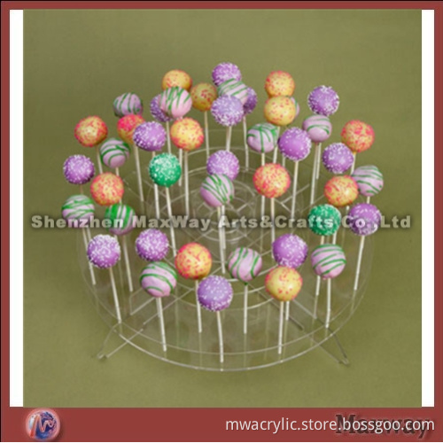 Clear Round High Grade Acrylic Lollipop Stand Rack Display Holder